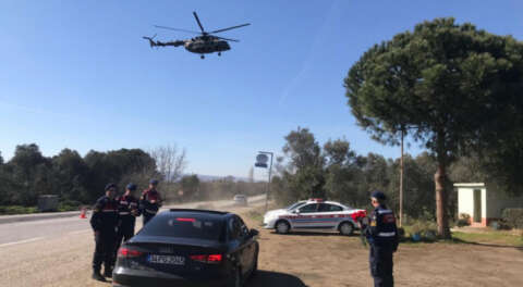 Bursa'da helikopterli uygulama; 34 gözaltı