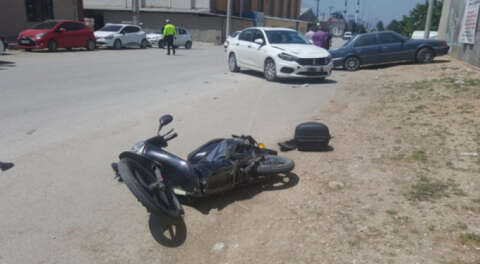 Bursa'nın iki ilçesinde elektrikli motosiklet kazaları