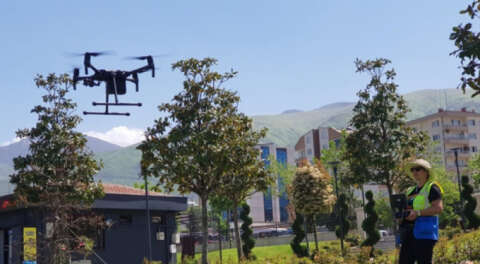 Bursa'da kaçak yapılar drone ile takip edilecek