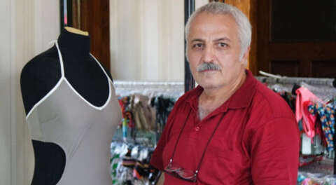 27 yıldır mayo tamiriyle geçimini sağlıyor