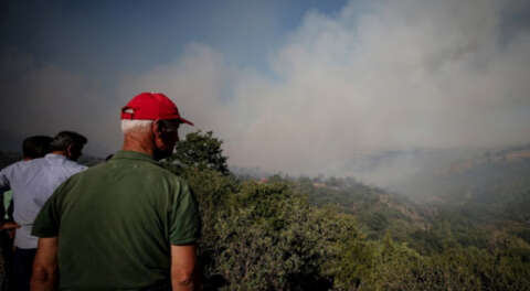 Orhaneli'den sonra Yenişehir'de orman yangını