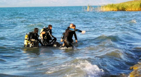 Serinlemek için girdiği İznik Gölü'nde boğuldu