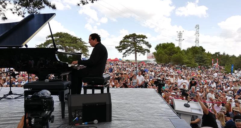 Kaz Dağları Fazıl Say'la tarihi bir gün yaşadı