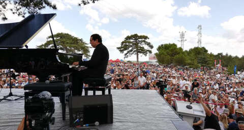 Kaz Dağları Fazıl Say'la tarihi bir gün yaşadı