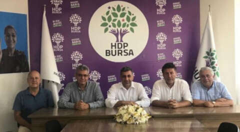Bursa CHP'den HDP'ye destek ziyareti