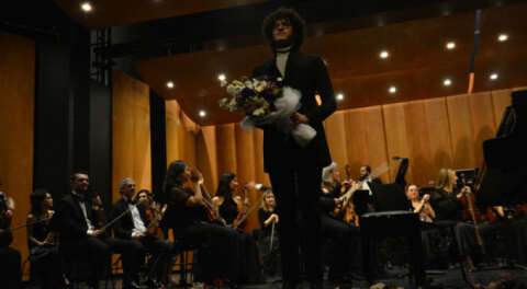Bursa Senfoni genç yetenek Cem Esen'i ağırladı