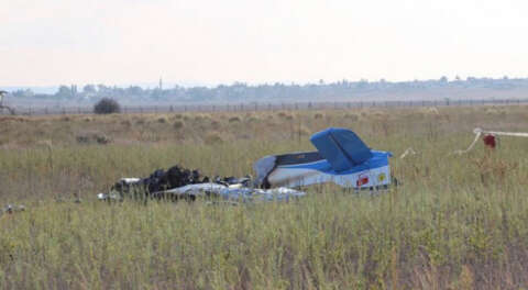 KKTC'de eğitim uçağı düştü; 2 ölü