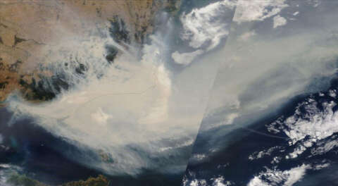 Yangın dumanları Dünya'nın etrafında tur atacak