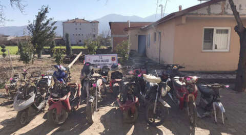 Orhangazi'de motosiklet hırsızlığı şüphelisi yakalandı