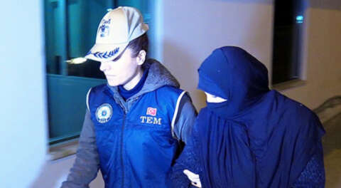 Bursa'daki IŞİD infazcısının eşi ve oğlu adliyede