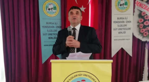 Yenişehir-İznik Süt Üreticileri Birliğinde kongre