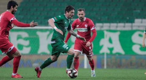 Bursaspor Boluspor'la 1-1 berabere kaldı