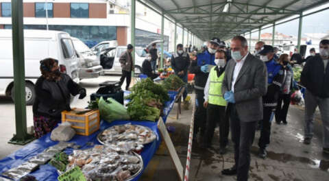 Gemlik'te 'Ekolojik Pazar' faaliyete başladı