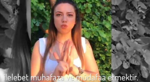 CHP'li gençlerden işaret diliyle 'Gençliğe Hitabe'
