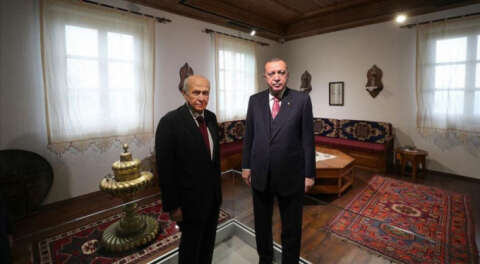 Erdoğan ve Bahçeli Yassıada'da açılış yaptı