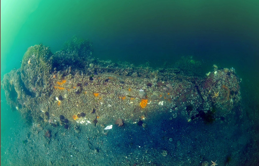 Gölcük'te su altındaki batık şehrin son hali