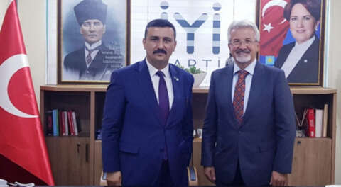 Erdem'den İYİ Parti İl Başkanı Türkoğlu'na ziyaret