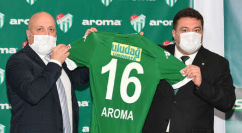Aroma, Bursaspor'un tozluk sponsoru oldu