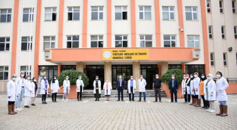 Bursa'da salgınla mücadelenin gururu oldular