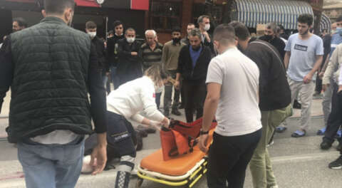 Yolun karşısına geçerken canından oldu