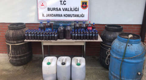 Mudanya'da kaçak şarap yapımına operasyon