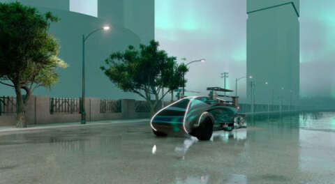 Gençlerin hayali 'uçan arabalarını' hayata geçirmek