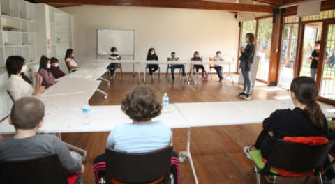 Çocuklar Nilüfer Çocuk Meclisi Evi'nde buluştu