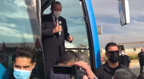 Erdoğan: Bu bana abartılı geldi, al bu keyif çayını iç!