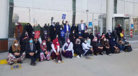 Kirazlıyayla köylüleri davayı adliye önünde bekledi