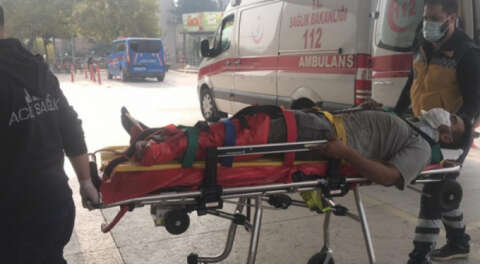 İnegöl'de fabrikanın çatısından düşen işçi yaralandı