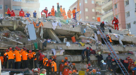 İzmir'deki depremde can kaybı 35'e yükseldi