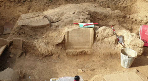 Bursa'da 1500 yıllık kitabe bulundu