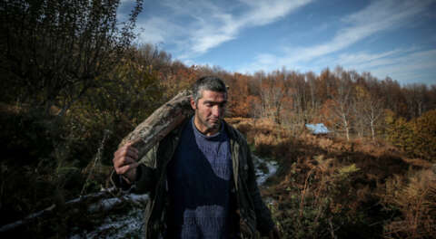 Uludağ'da 7 yıldır teknolojiden uzak yaşıyor