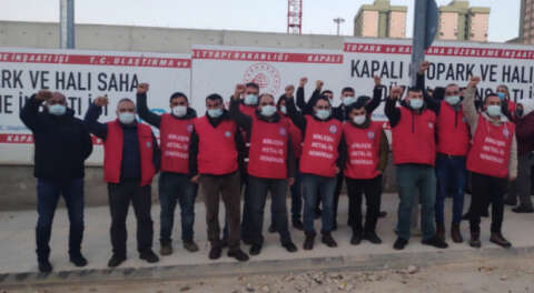Gebze'den yola çıkan metal işçileri Ankara'ya ulaştı