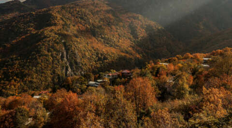 'Feride'nin köyü'nde sonbahar güzelliği