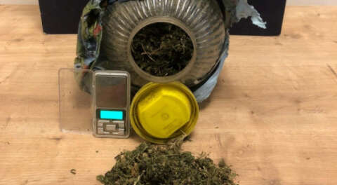 Turşu bidonundan uyuşturucu çıktı