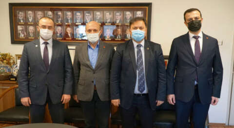 SP'den Baro Başkanına geçmiş olsun ziyareti