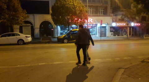 Bursa'da sokağa çıkma yasağında kovalamaca