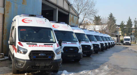 Sağlık Bakanlığı'ndan Bursa'ya 10 ambulans daha