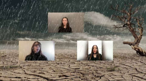 BUÜ'lü öğrenciler kuraklığa sanat ile dikkat çekti