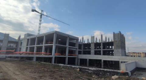 AOS Hastanesi'nin inşaatı yeniden başladı