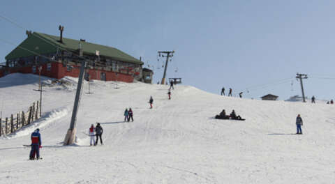 Uludağ'da kayak sezonu geç başladı geç bitecek