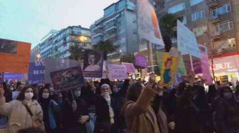 Bursa'da 8 Mart Dünya Emekçi Kadınlar Günü yürüyüşü