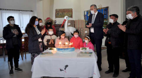 'Yaren Leylek' için 'hoş geldin' kutlaması