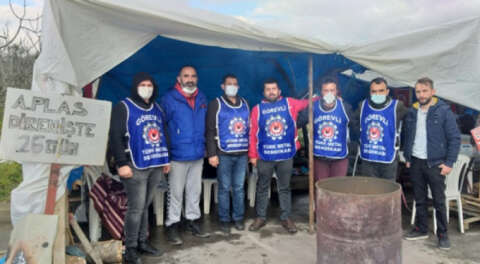 A-Plas işçileri: Hükümet duyana kadar eyleme devam edeceğiz