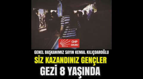 CHP'den Gezi direnişi videosu: Siz kazandınız gençler