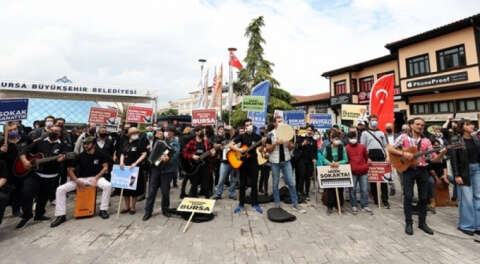 Bursa'da 'Sokak Sanatçıları Festivali' başladı