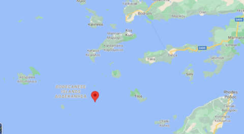 Ege Denizi'nde 5.2 büyüklüğünde deprem