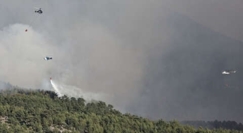 Orman yangınlarına 6 ülkeden hava desteği geldi