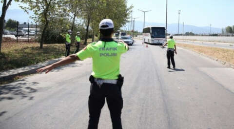 Bursa'da şehirler arası yolcu otobüsleri denetleniyor